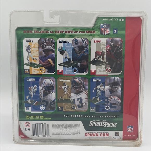 Randy Moss Minnesota Vikings McFarland sports pick action figure - Picture 4 of 5